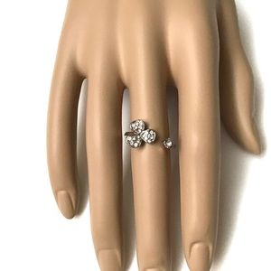 New Women's Lucky Shamrock Silver Ring